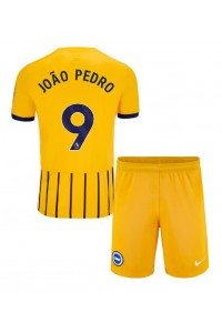 Brighton Joao Pedro #9 Babytruitje Uit tenue Kind 2024-25 Korte Mouw (+ Korte broeken)